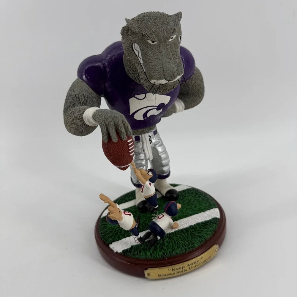Kansas State University‎ Willie the Wildcat Bobblehead Figurine  Limited Ed 2004